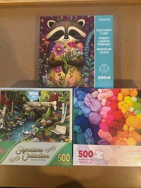 500 piece puzzle bundle